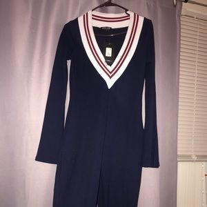 Never worn flare jumpsuit